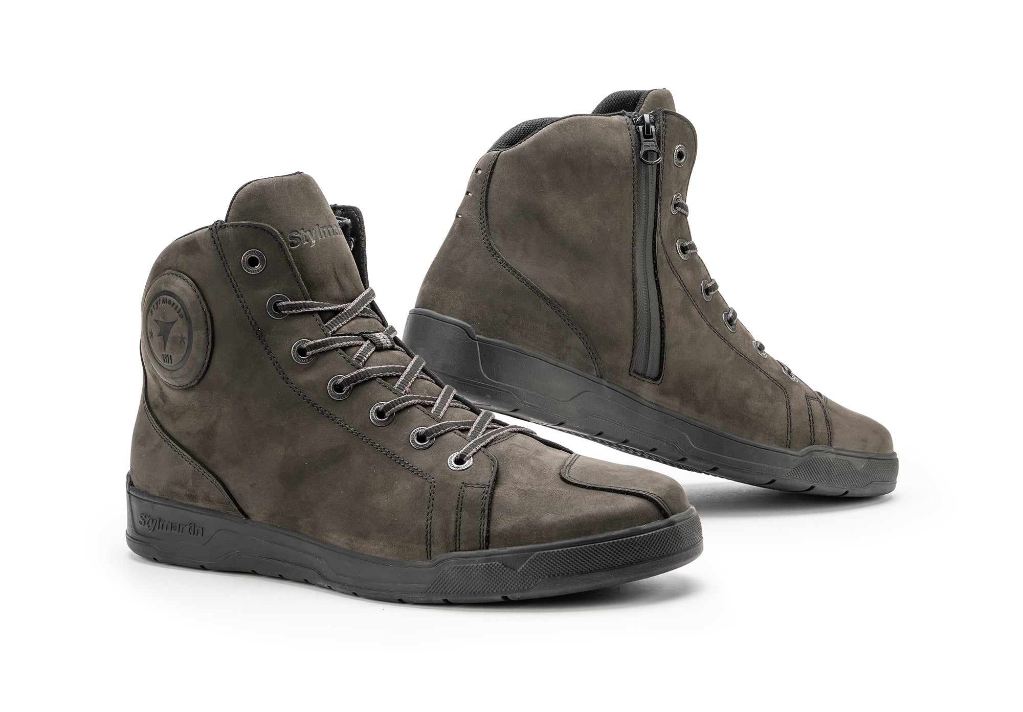 stylmartin tank ash motorcycle riding shoes